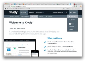 Xively 1st login (click to enlarge)